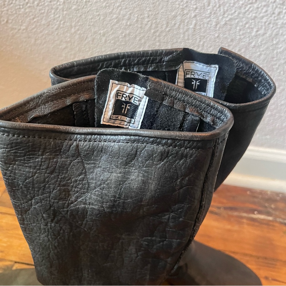 Frye Veronica Tall Slouch Boots Black 7.5 B - Picture 13 of 16